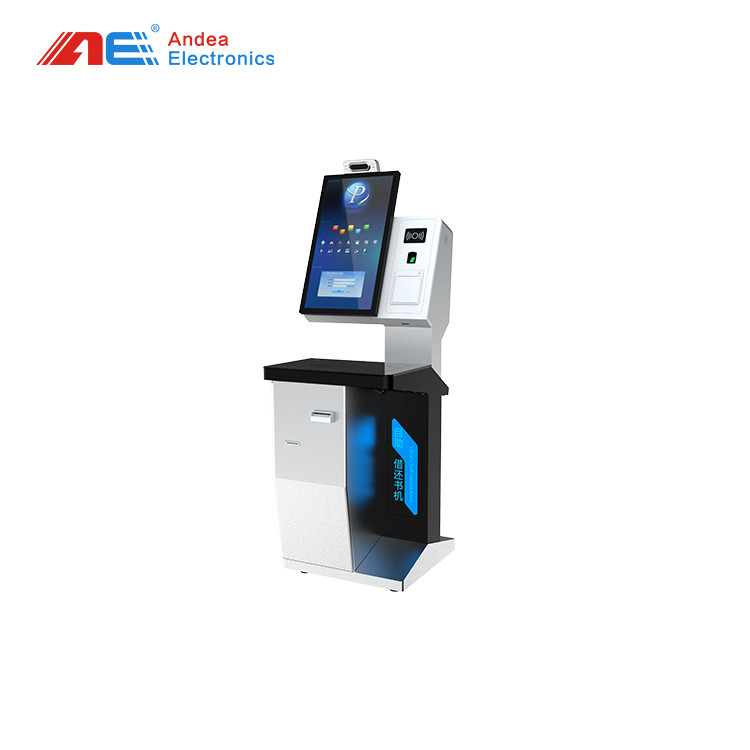 Library Book Borrow And Return Self Service Kiosk With Self - Help Certificate Handling Machine