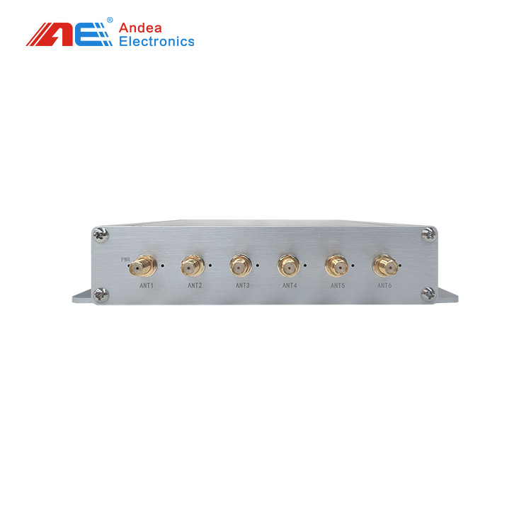 13.56MHz Long Distance Active RFID Reader HF RFID Reader With 6 Antenna Interfaces RFID Network Reader